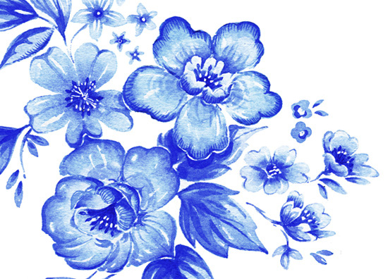 The Bowerbird: Painterly florals