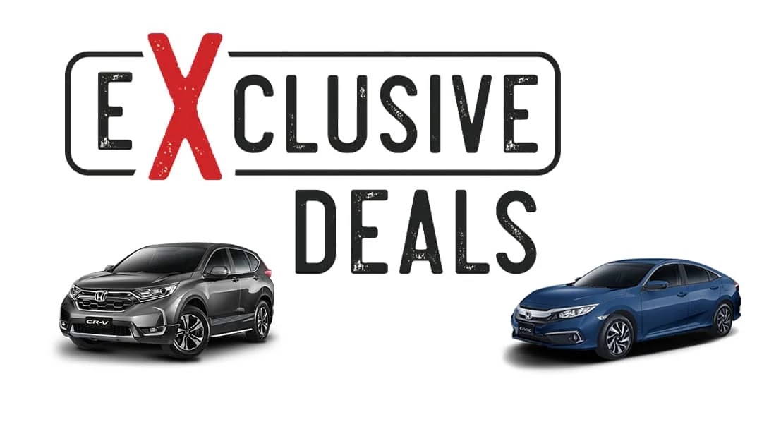 Honda Civic 1.5 S CVT and CR-V Touring Diesel 9AT Gets Exclusive Deals