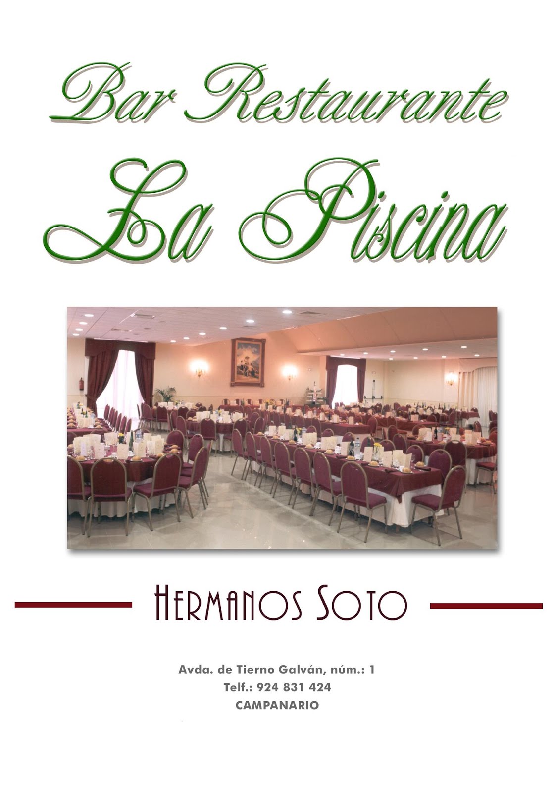 Restaurante La Piscina - Hnos Soto