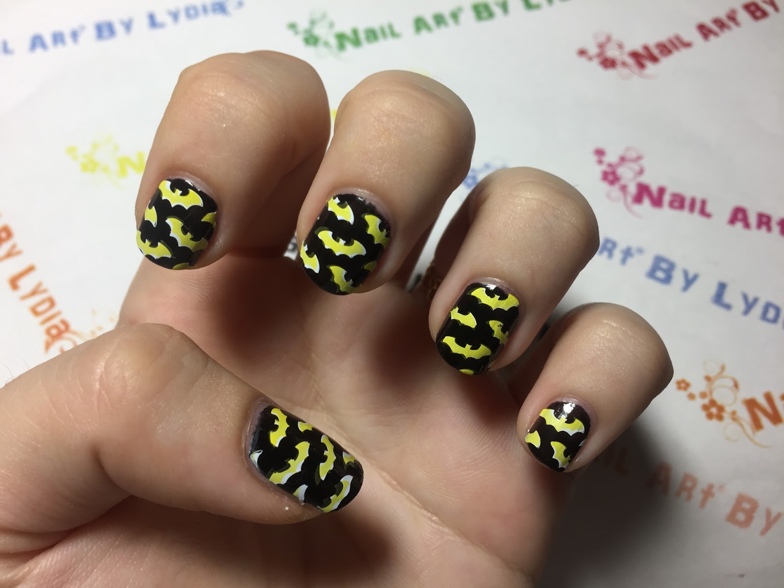 Nail Art By Lydia: Batman Nails