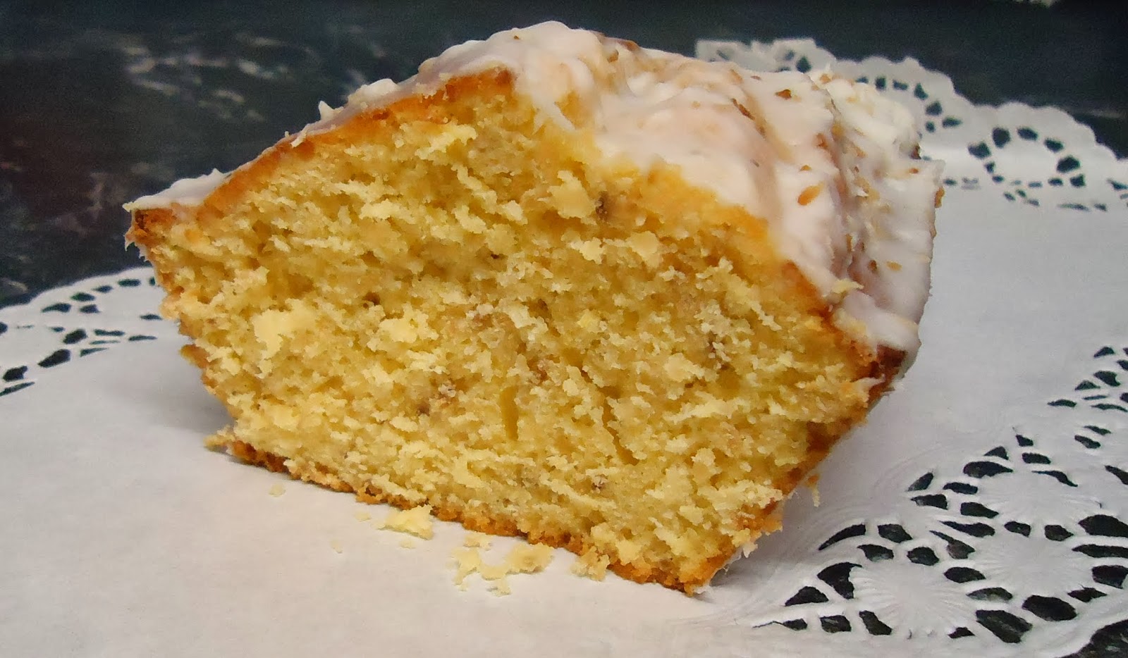 Martinas Kochküche: Zitronen-Kokos-Kuchen und der 3. Blog - Geburtstag