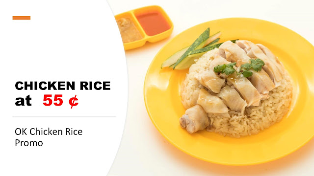Chicken Rice at 55¢ for Seniors on National Day