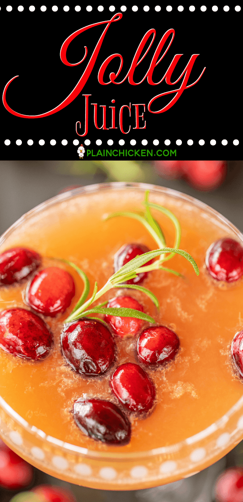 Cranberry Mimosas (Jolly Juice) Plain Chicken®