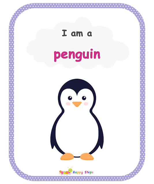 Guessing Game for Kids -  Who am I - I am a penguin