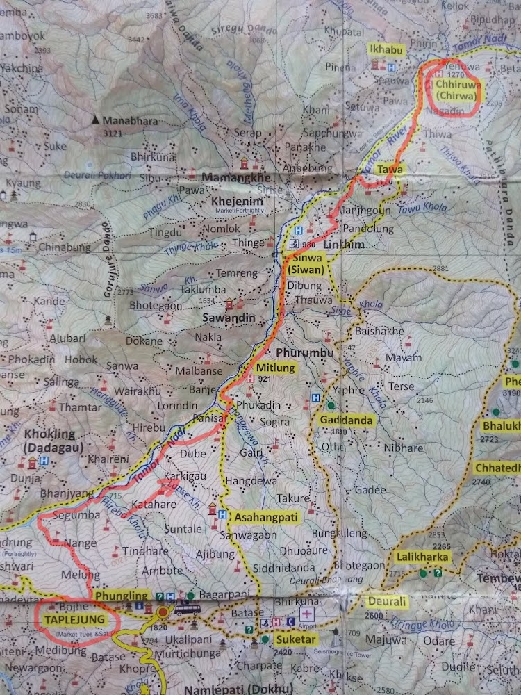 Канченджанга, трек к Северному и Южному базовым лагерям. Ноябрь 2018.