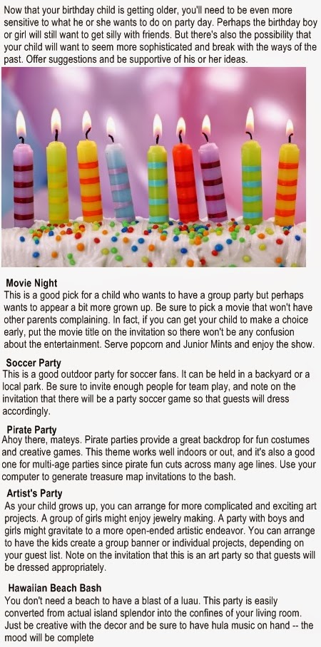 9 year old boy birthday party ideas