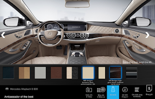 Màu nội thất ốp gỗ Designo Sunburst Myrtle màu Nâu bóng Mercedes Maybach S600 2015 Nội thất Mercedes Maybach S600 2015 màu Vàng Silk (965)