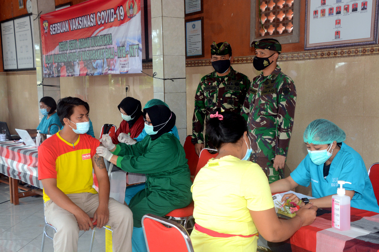 Tingkatkan Kekebalan Kelompok, Vaksinasi di Tabanan dan Gianyar Digencarkan