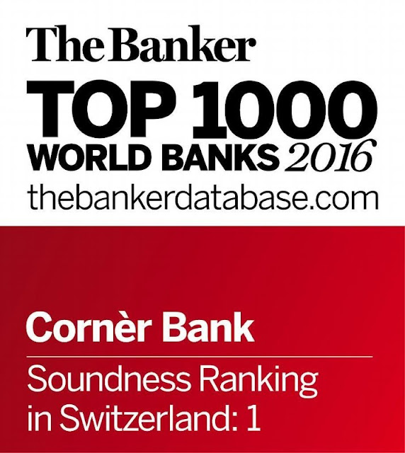 Swiss Banking Info CORNER BANK IS STILL NUMBER ONE IN SWITZERLAND IN