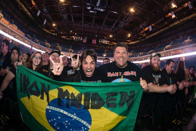 Brasil é o país que mais ouve Iron Maiden no mundo