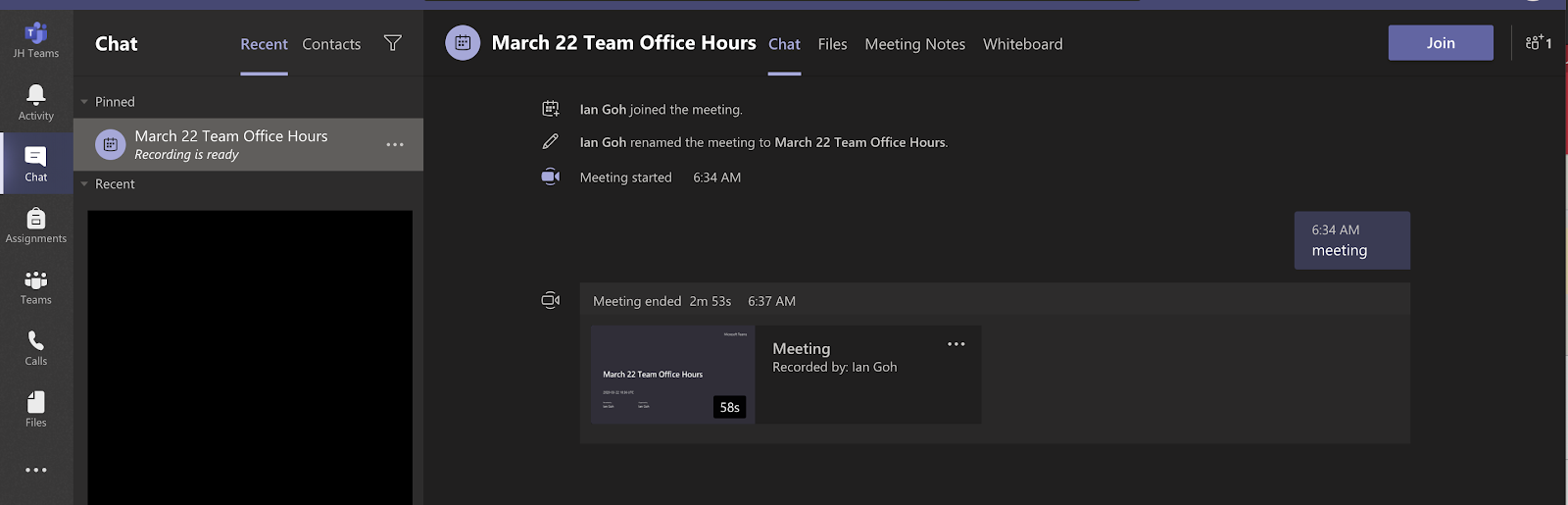 Ian's Blackboard Blog MS Teams for Blackboard