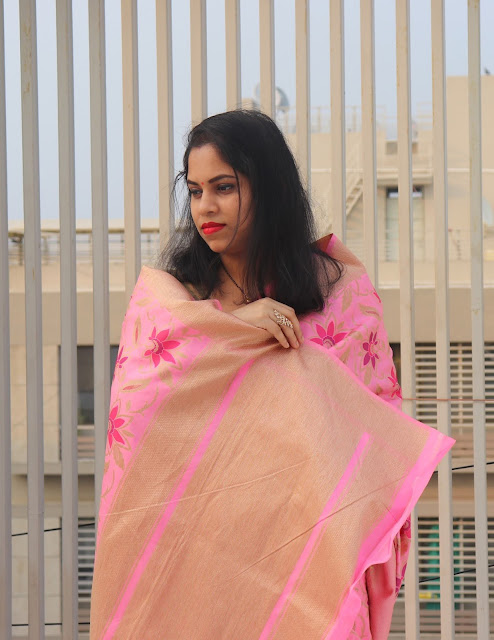 Manjubaa Banarasi Silk Saree
