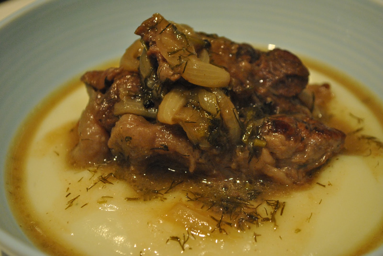 Food to Culture Ox Tail with White Wine and Dill Gravy