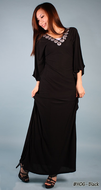 Maxi Dress: New lycra kaftan long maxi dress