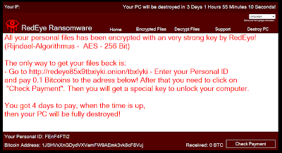 RedEye ransomware: hay más de lo que parece Capture