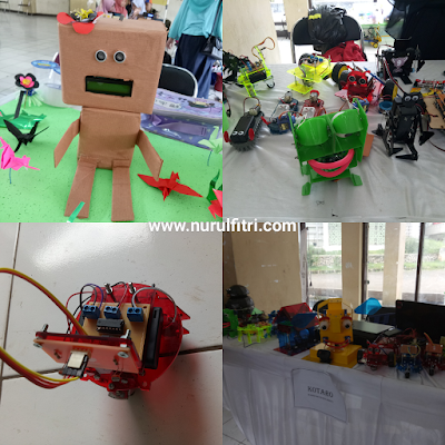 kompetisi robotik di acara maker festival