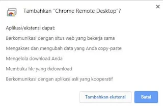 Crome Remote Desktop