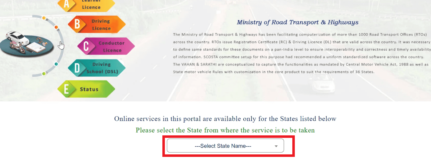 How to check driving license details online?