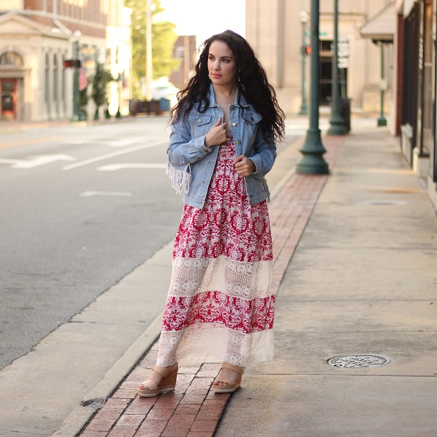 Libertad Green LovelyWholeSale Blue Denim Fringe Jacket