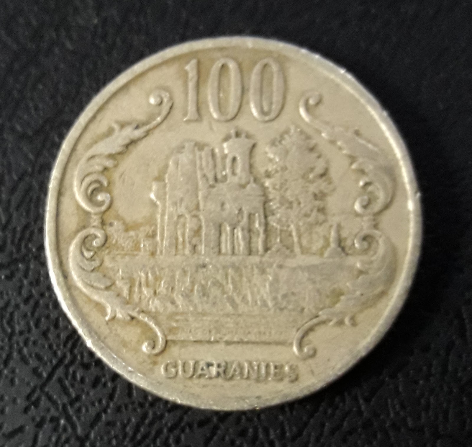 Minha coleção de moedas Moedas de Guarani Monedas de Guaraní Paraguai