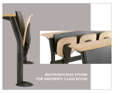  Multifunctional organisation designed past times Baldanzi  SKETCHUP FREE 3D MODEL CAMPUS SEAT SYSTEM 