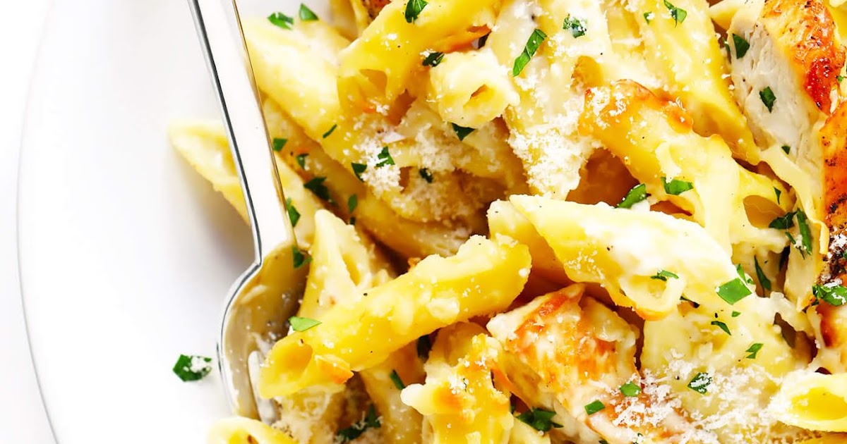 CHICKEN ALFREDO BAKED ZITI INSPIRED RECIPE