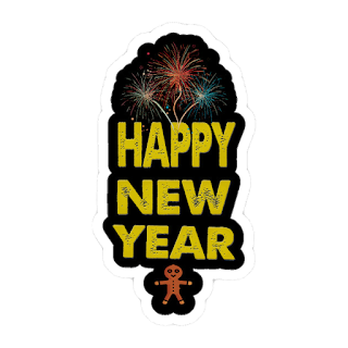 happy new year stickers 2020