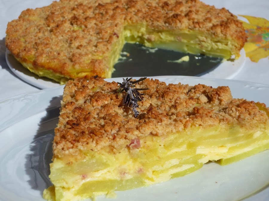 Crumble de tortilla Ana Sevilla con Thermomix