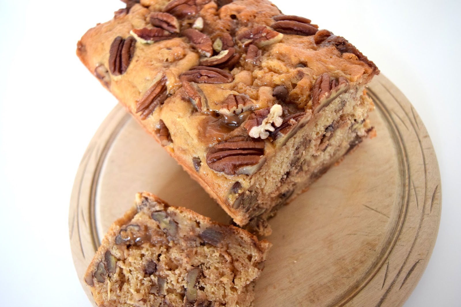 Banana and Pecan Fudge Loaf