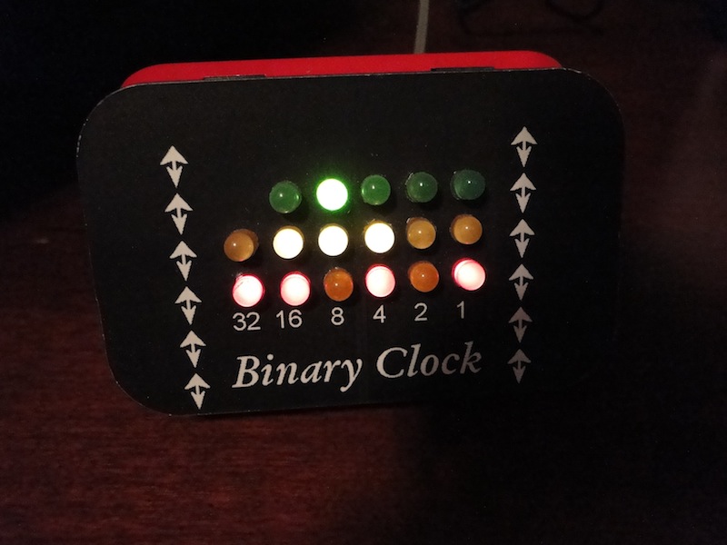 Scott's Notes Binary Clock