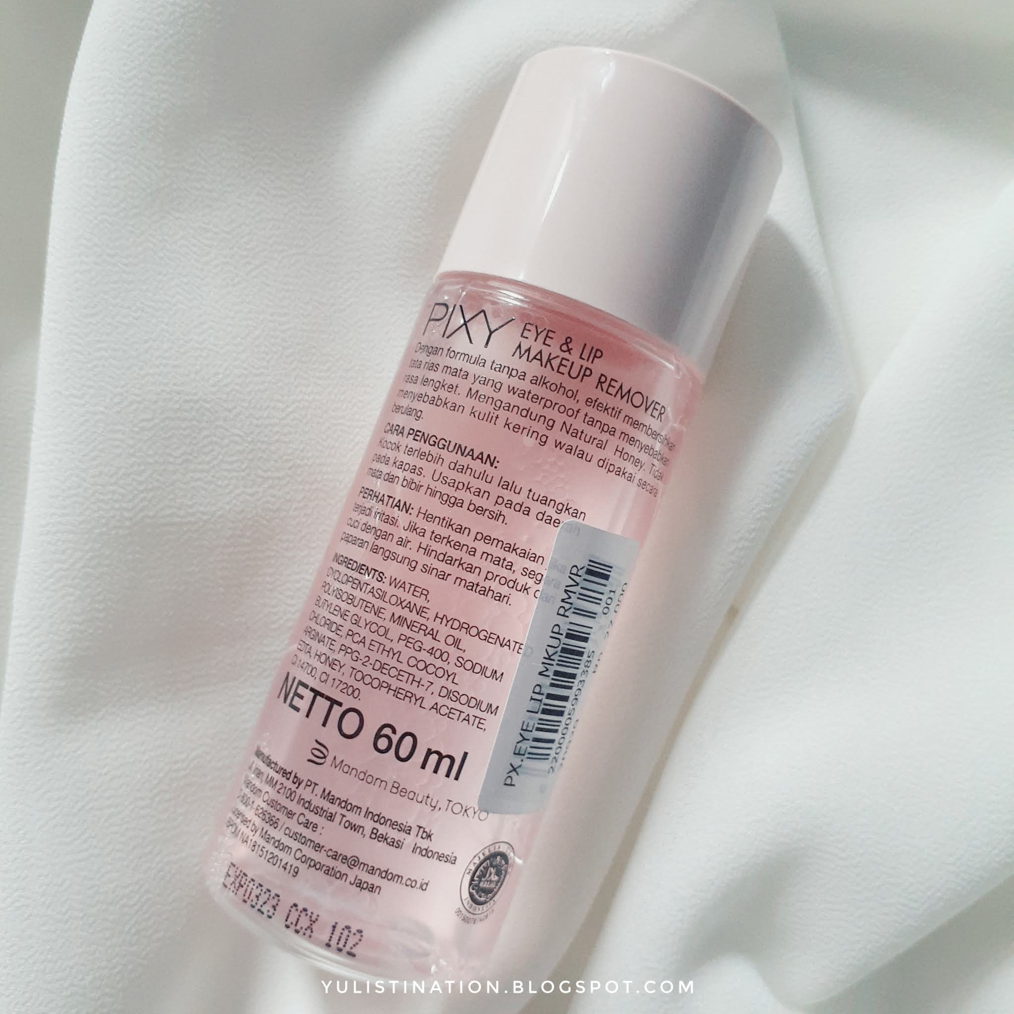 REVIEW Pixy Eye & Lip Makeup Remover The Yulistinay's Diary