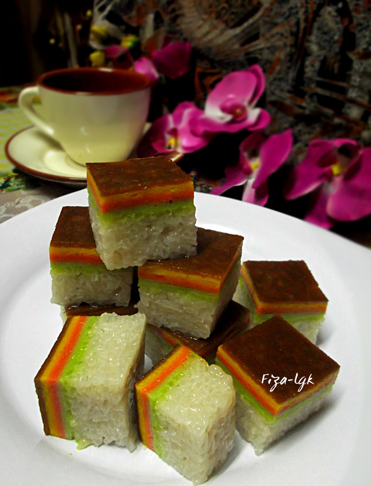 Resepi Kuih Serimuka Pelangi Kongsi Resepi