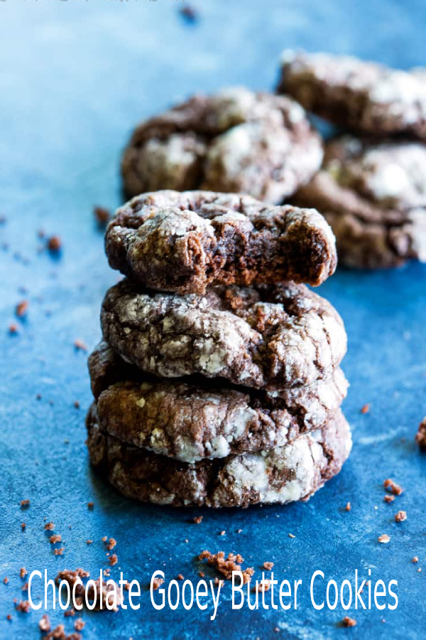 Chocolate Gooey Butter Cookies happy cook