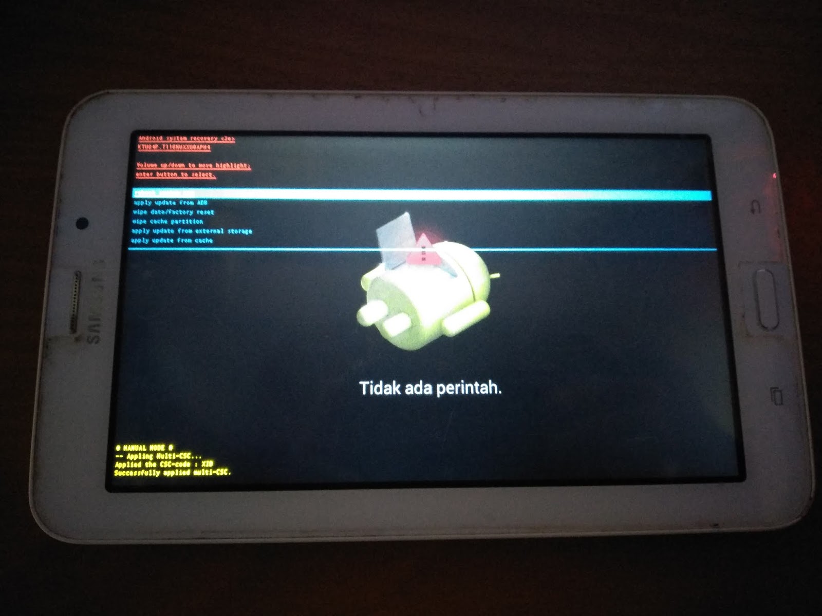 Tutorial Cara Bypass Pin Pola Samsung Galaxy Tab 3V