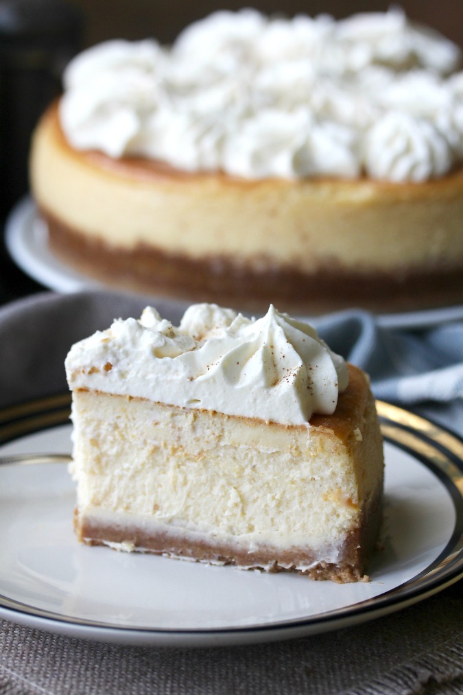Eggnog Cheesecake FoodieExtravaganza Karen's Kitchen Stories