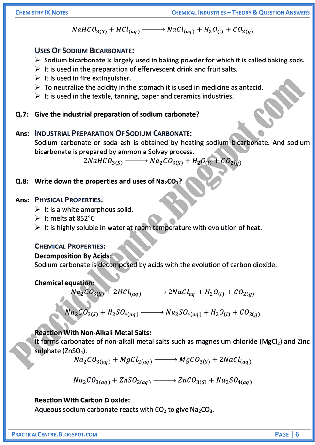 chemical-industries-theory-and-question-answers-chemistry-ix