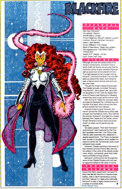 blackfire new 52 blackfire new 52