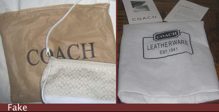 fake vs real coach wallet