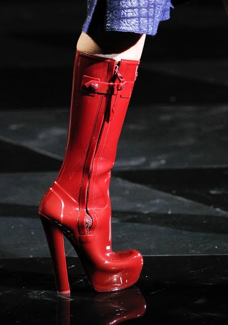 Brew of The Day: Boots Alert: Louis Vuitton Rubber Boots Fall 2011