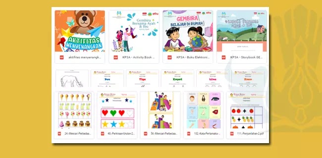 Bahan Belajar Untuk Tk Paud Materi Pengayaan Pendukung Belajar Dari Rumah Berkas Edukasi