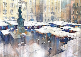 10-Rainy-Day-Rome-Thomas-Schaller-Watercolor-Paintings-Indoors-and-Outdoors-www-designstack-co