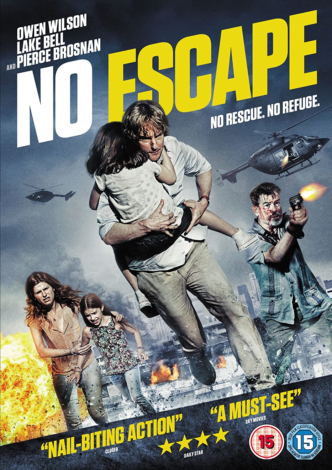 The Pro on the Go! . No Escape (2015) Movie Review