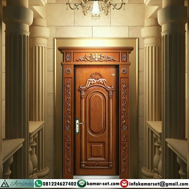 Gambar Pintu Rumah 1 Daun | Warna Cat Pintu Rumah - desainer interior