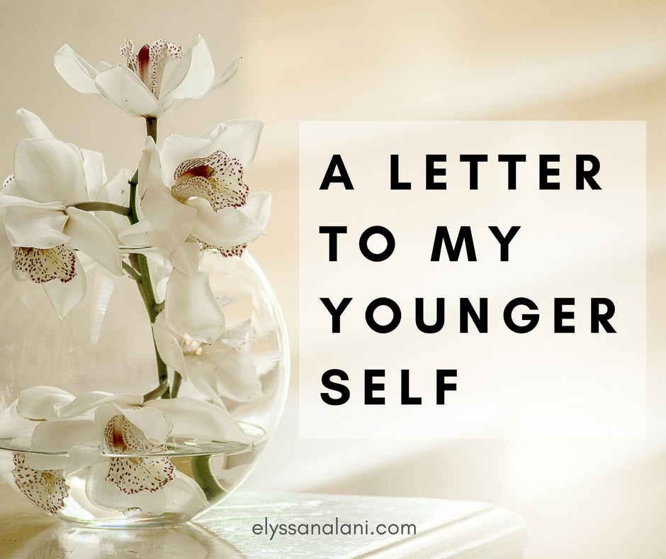 letter to my younger self assignment