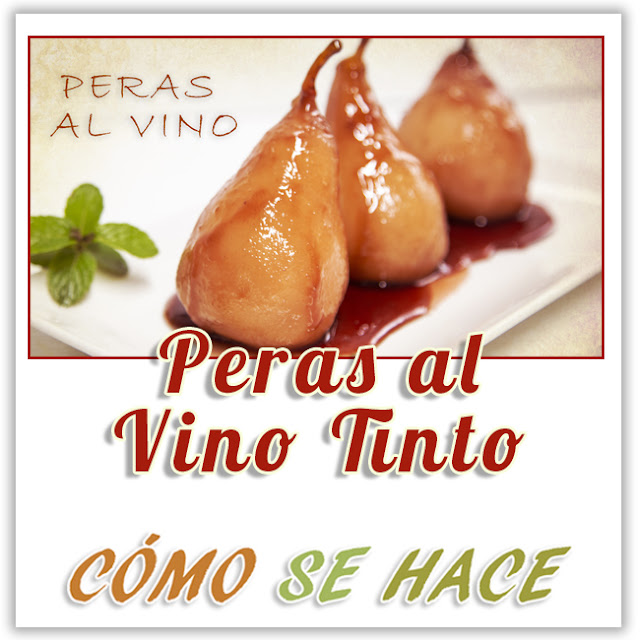  PERAS AL VINO TINTO