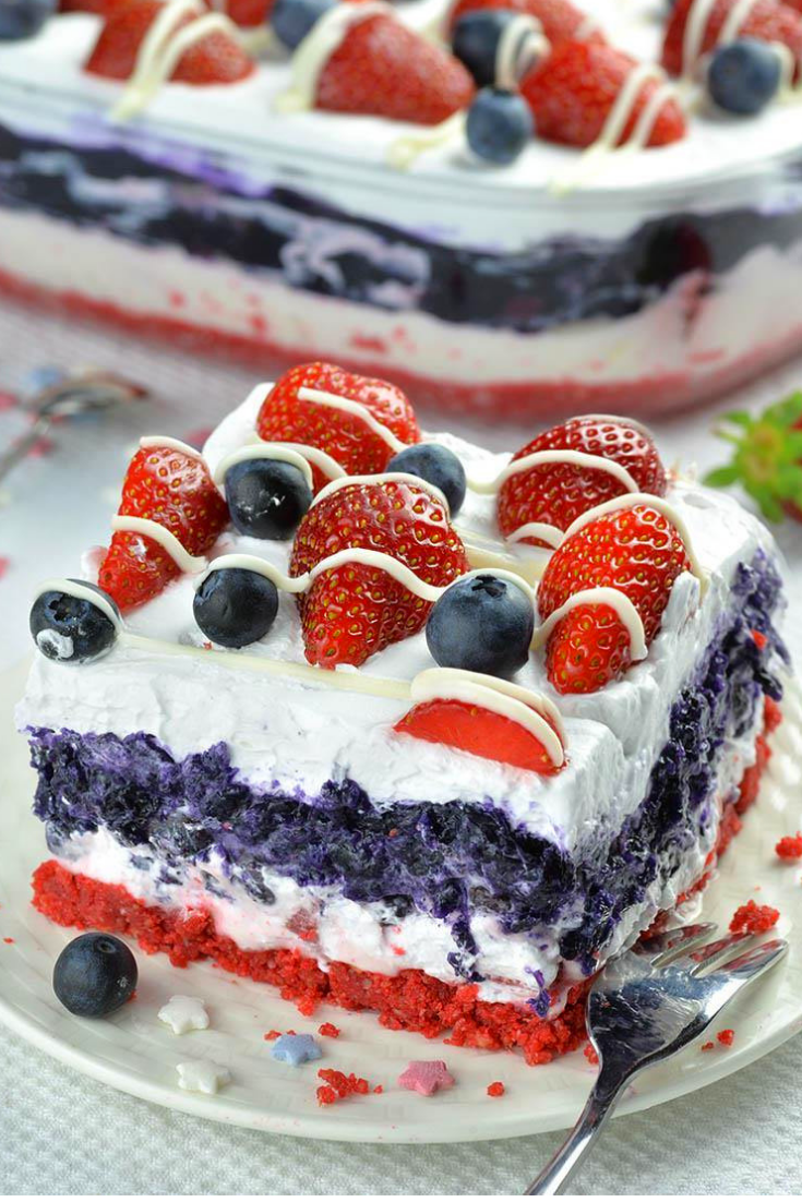 NO BAKE SUMMER BERRY LASAGNA NO BAKE SUMMER BERRY LASAGNA