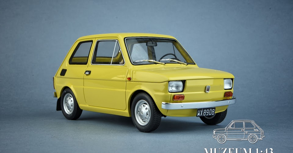Polski Fiat 126P 1:18 Laudoracing Models - Muzeum 1:43