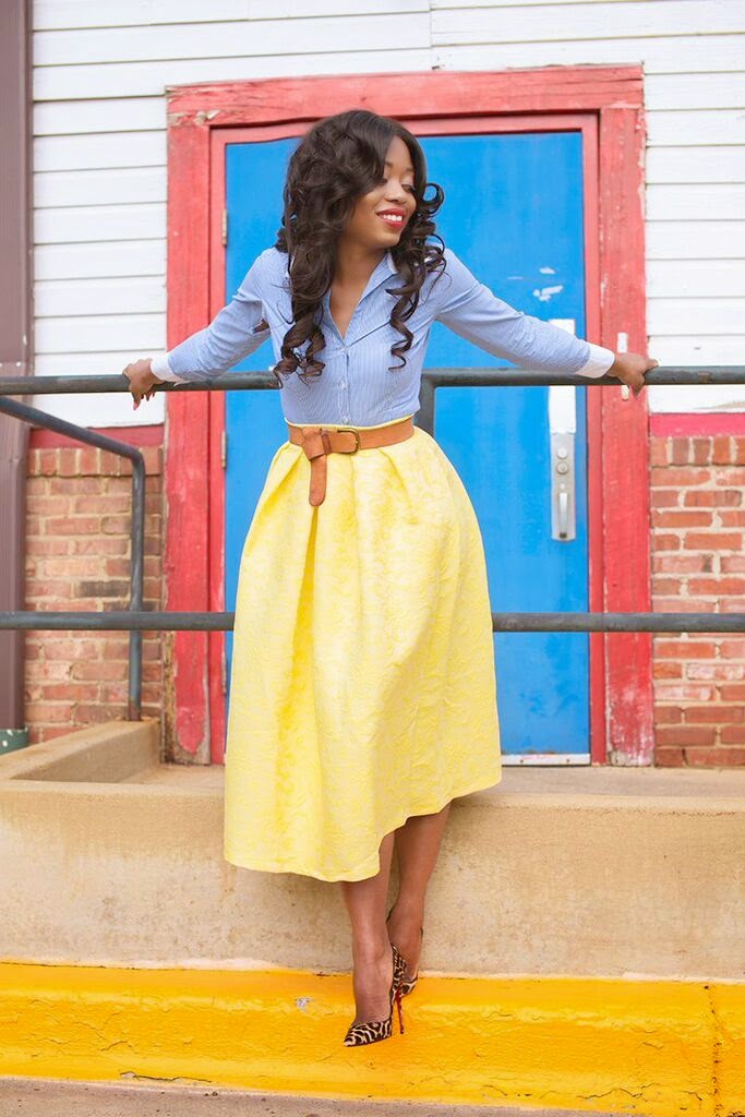 belt skater skirt