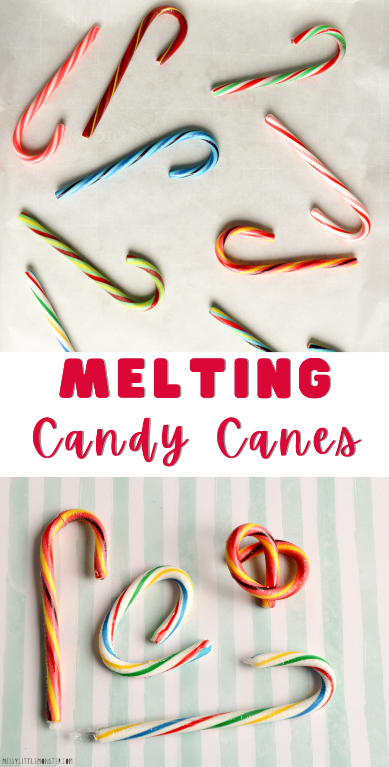 Melting Candy Cane Experiment Messy Little Monster