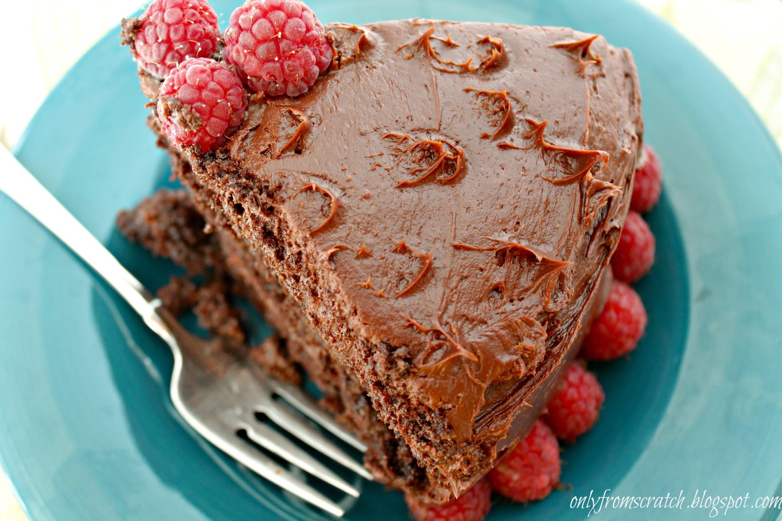 Only From Scratch: Chocolate Raspberry Cake